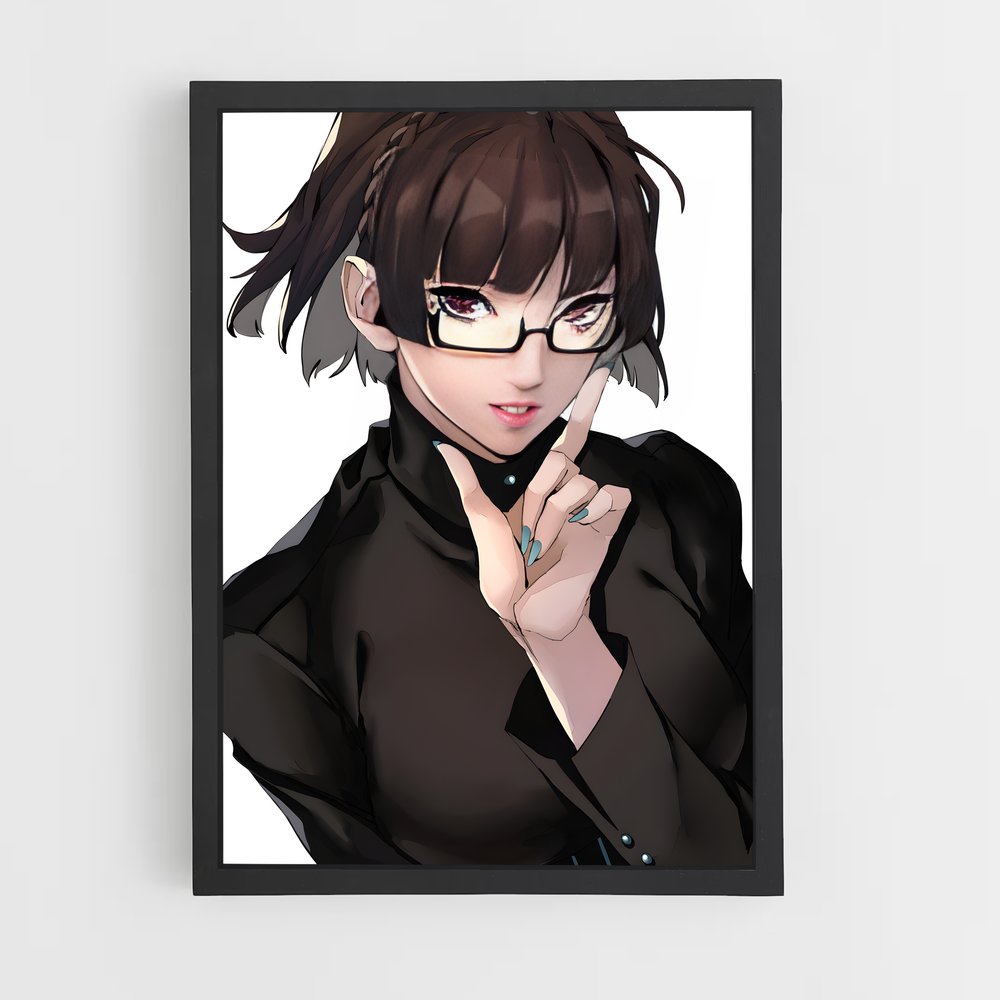 Poster Makoto de niijima – affiche Persona 5 (vue 2)